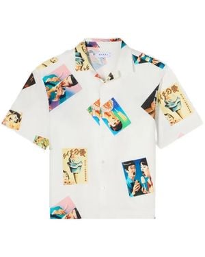 Edwin Printed Short-Sleeve Shirt - White