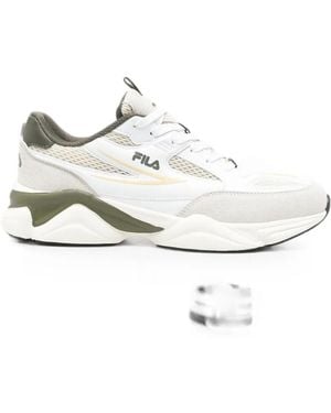 Fila Recade Logo-Print Trainers - White