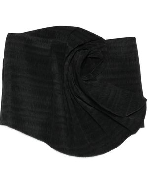Magda Butrym Mini Ruched Draped Skirt - Black