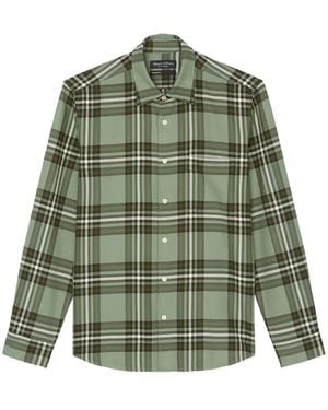 Marc O' Polo Plaid Long-Sleeve Shirt - Green