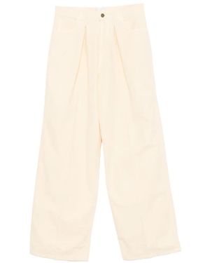 Haikure Candy Pleated Pocket Trousers - White