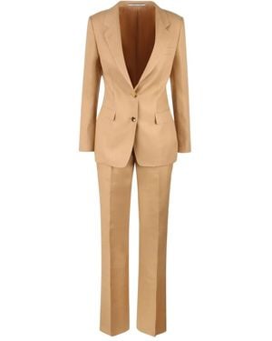 Tagliatore Linen Suit - Natural