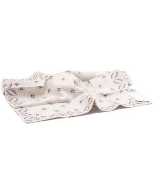 Brunello Cucinelli Geometric-Print Pocket Square - Natur