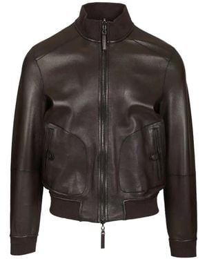 Al Duca d'Aosta Reversible Bomber Jacket - Black