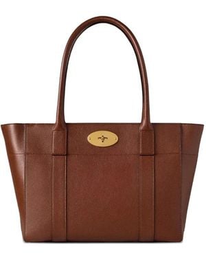 Mulberry Small Bayswater Leather Tote Bag - Brown