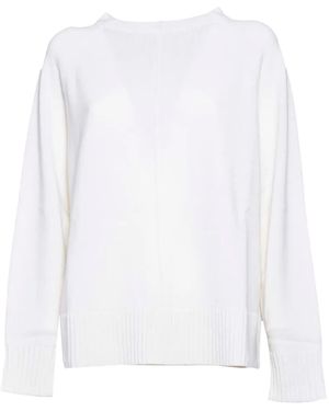 Max Mara Ribbed-detail Sweater - ホワイト