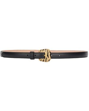 Roberto Cavalli Cinturón Bejeweled-Buckle - Blanco