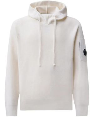 C.P. Company Hoodie À Détail De Verre De Lunettes Signature - White