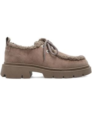 Inuikii Mocabee Curl lace-up Derby shoes - Marrón