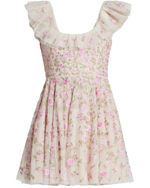 Needle & Thread Abito Lea - Neutro