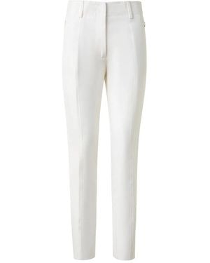 Akris Hose mit Reißverschlusstaschen - Weiß