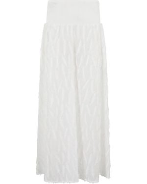 FEDERICA TOSI Cotton Maxi Skirt - White