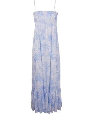 Mc2 Saint Barth Jemma Flounched Dress - Purple