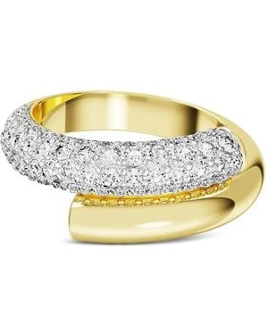 Swarovski Dextera Crystal-Embellished Wrap Ring - Metallic