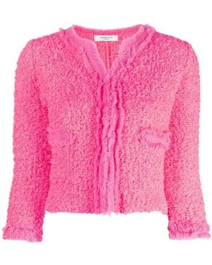 Charlott Long Sleeve Fitted Jacket - Pink
