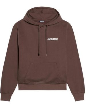 Jacquemus Sudadera The con capucha - Marrón