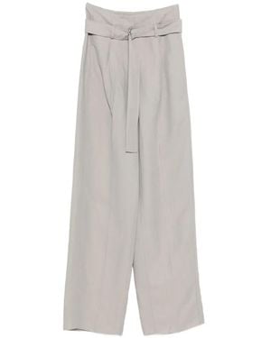The Seafarer Irony Belt Pants - White