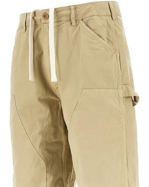 Roy Rogers Drawstring Cargo Pants - Natural
