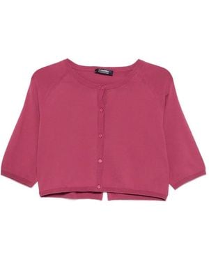Max Mara Buttoned Cardigan - Purple