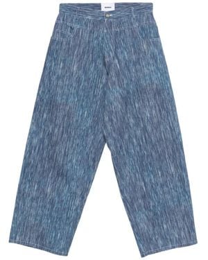 Bonsai Belt-Loop Trousers - Blue