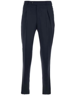 PT Torino プリーツ パンツ - ブルー