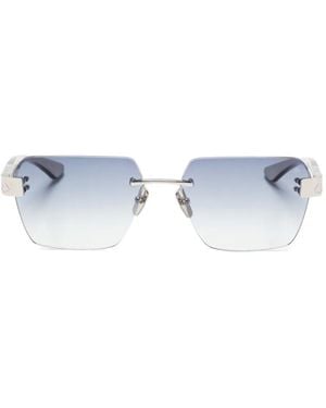 Maybach The Magic Rimless Geometric Sunglasses - Blue