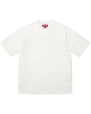 Supreme Rhinestone Script Short-Sleeve T-Shirt - White