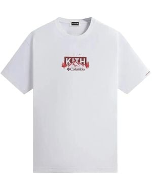 Kith X Columbia Landscape Logo-tee T-shirt - ホワイト