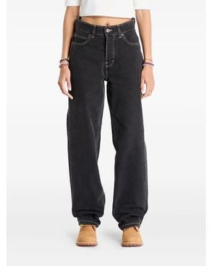 Dickies Thomasville Jeans mit hohem Bund - Schwarz