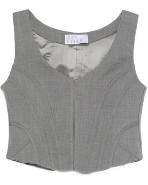 GIUSEPPE DI MORABITO Panelled Top - Grey