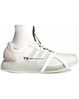 Y-3 Runner 4d Iow High-top Sneakers - Natural