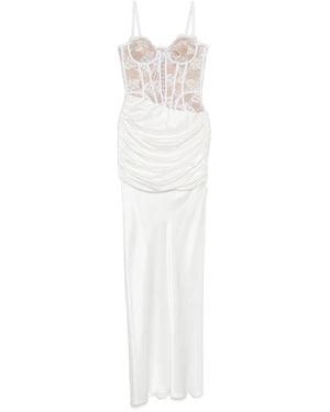 GIUSEPPE DI MORABITO Satin Gown - White