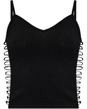 DSquared² Lace-Up Vest - Black