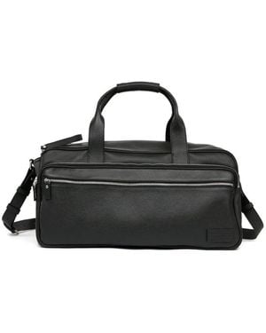 MM6 by Maison Margiela Leren Duffeltas Met Textuur - Zwart