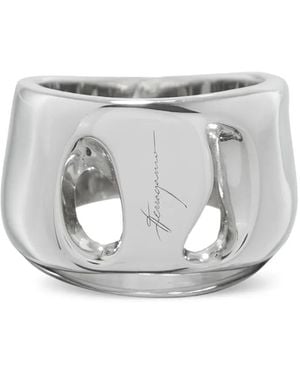 Ferragamo Vara リング - ホワイト