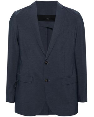 Rrd Single-Breasted Blazer - Blue