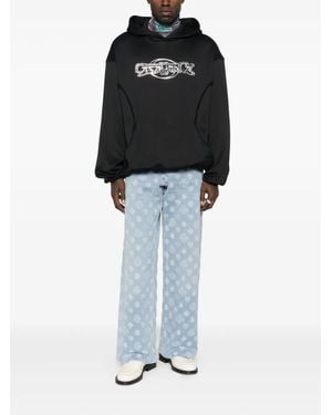 CASABLANCA Jeans Con Monogramma - Nero