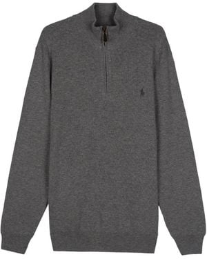 Polo Ralph Lauren Half-Zip Sweater - Gray