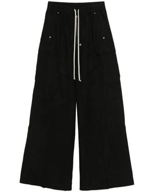 Rick Owens Cargo Zip Trousers - Black