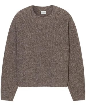 Closed Marl-Knit Crew-Neck Jumper - Brown