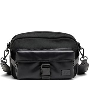DIESEL Bandolera Con Múltiples Bolsillos - Negro