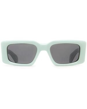 Jacques Marie Mage Supersonic Rectangle-Frame Sunglasses - Grey