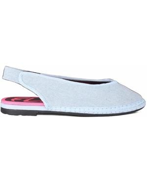 Flabelus Narnia Slingback Ballet Flats - White