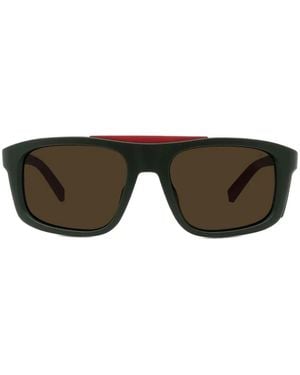Vuarnet Altitude Rectangle-Frame Sunglasses - Gray
