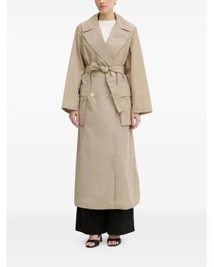 ARMANI EXCHANGE Gabardina Con Cinturón - Neutro