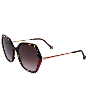 Carolina Herrera Geometric-Frame Sunglasses - Multicolour