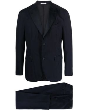 Boglioli Virgin-Wool Dinner Suit - Blue