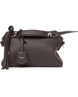 Fendi By The Way Soft Mini Ebony Leather Bag - Black