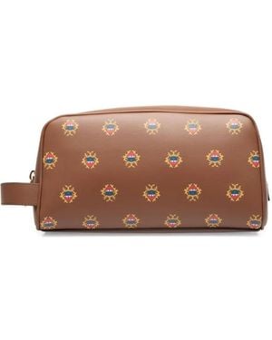 Bally Toilettas Met Decoratieve Print - Bruin