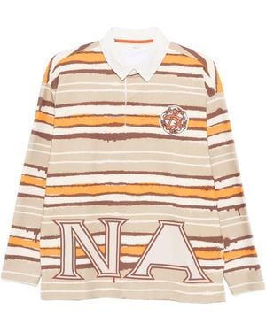 Napapijri Polo A Righe - Bianco